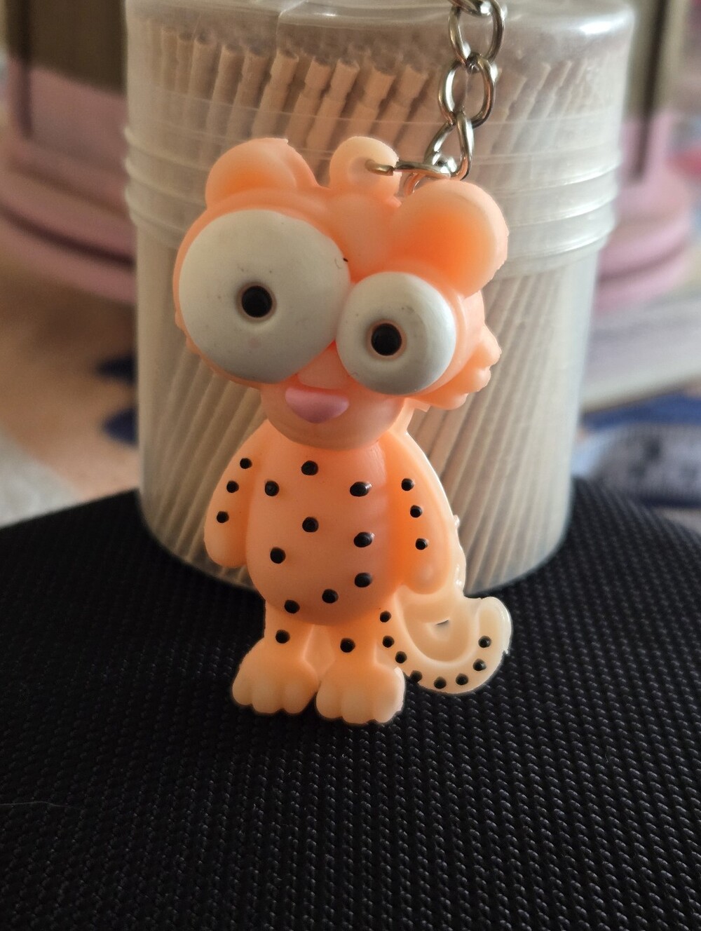 Cheetah Cartoon Key Chain